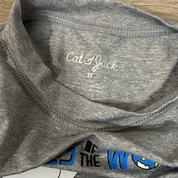 Cat & Jack 2 Sets Whale Themed Rashguard Set - Picture 4 of 7